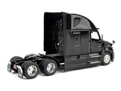 2025 Freightliner Cascadia Gen-5 Sleeper Cab Truck Tractor Night-Shift Black "Transport Series" 1/64 Diecast Model by Diecast Masters-0