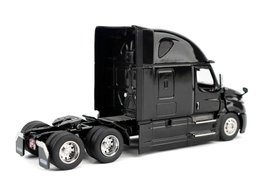 2025 Freightliner Cascadia Gen-5 Sleeper Cab Truck Tractor Night-Shift Black "Transport Series" 1/64 Diecast Model by Diecast Masters-0