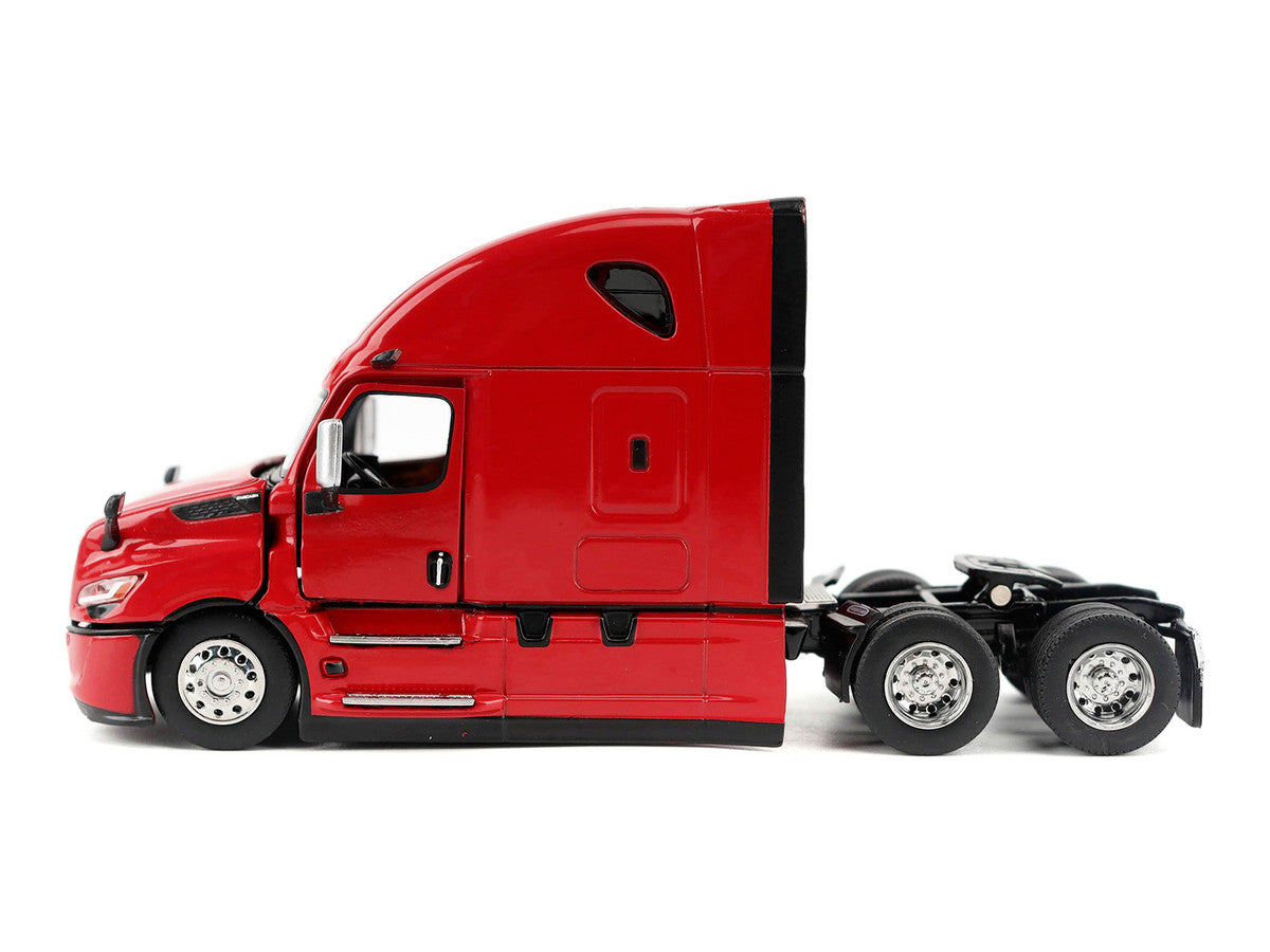 2025 Freightliner Cascadia Gen-5 Sleeper Cab Truck Tractor Red "Transport Series" 1/64 Diecast Model by Diecast Masters-2