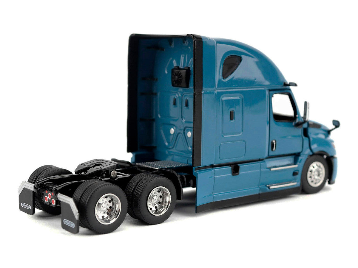 2025 Freightliner Cascadia Gen-5 Sleeper Cab Truck Tractor Signature Blue "Transport Series" 1/64 Diecast Model by Diecast Masters-2