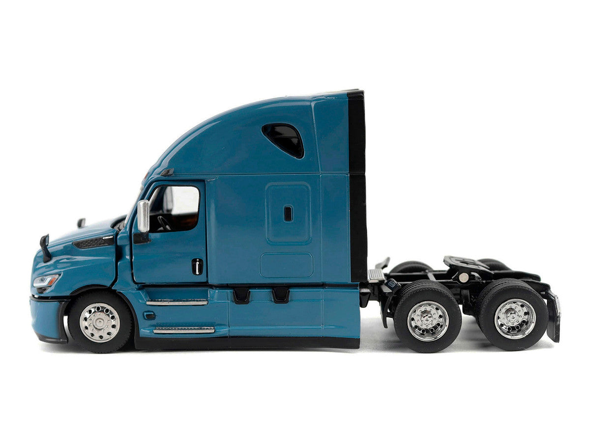 2025 Freightliner Cascadia Gen-5 Sleeper Cab Truck Tractor Signature Blue "Transport Series" 1/64 Diecast Model by Diecast Masters-3