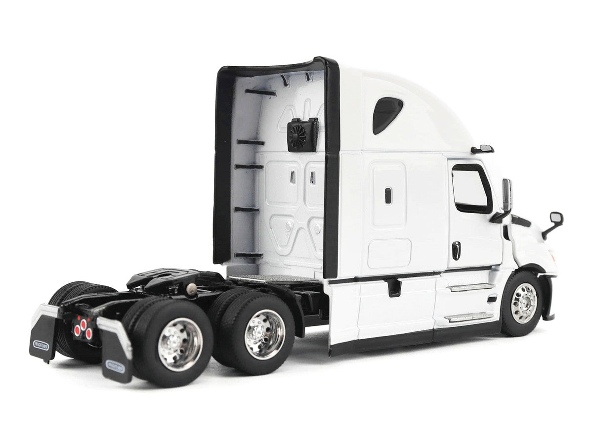 2025 Freightliner Cascadia Gen-5 Sleeper Cab Truck Tractor Winter White "Transport Series" 1/64 Diecast Model by Diecast Masters-3