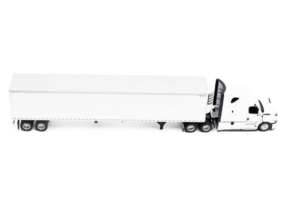 2025 Freightliner Cascadia Gen-5 Truck Tractor with Sleeper and Great Dane Champion 53ft Refrigerated Trailer Winter White "Transport Series" 1/64 Diecast Model by Diecast Masters-3