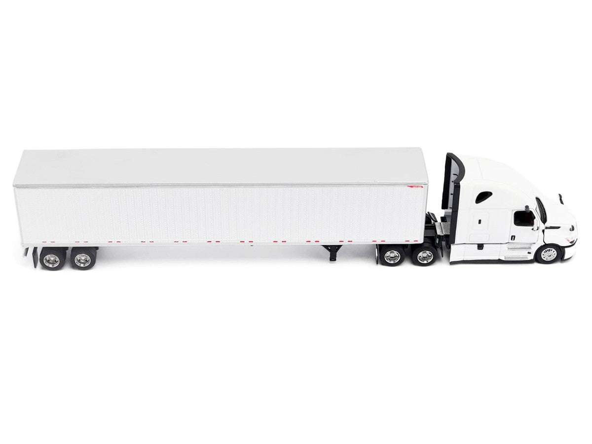 2025 Freightliner Cascadia Gen-5 Truck Tractor with Sleeper and Great Dane Champion 53ft Dry Cargo Trailer Winter White "Transport Series" 1/64 Diecast Model by Diecast Masters-3