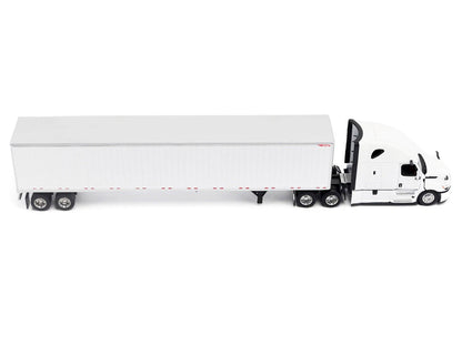 2025 Freightliner Cascadia Gen-5 Truck Tractor with Sleeper and Great Dane Champion 53ft Dry Cargo Trailer Winter White "Transport Series" 1/64 Diecast Model by Diecast Masters-3