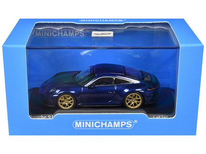 2025 Porsche 911 (992.2) GT3 Touring Blue Metallic Limited Edition to 240 pieces Worldwide 1/64 Diecast Model Car by Minichamps-2