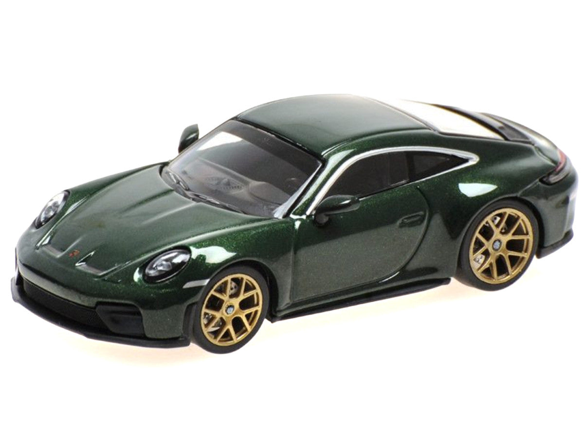 2025 Porsche 911 (992.2) GT3 Touring Green Metallic Limited Edition to 240 pieces Worldwide 1/64 Diecast Model Car by Minichamps-1
