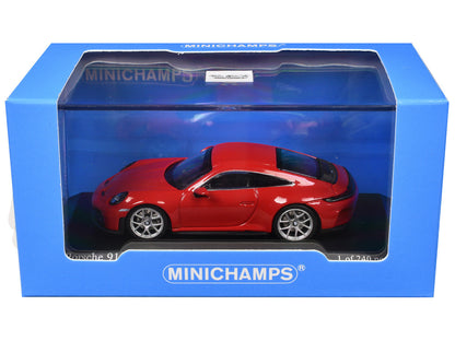 2025 Porsche 911 (992.2) GT3 Touring Red Limited Edition to 240 pieces Worldwide 1/64 Diecast Model Car by Minichamps-2