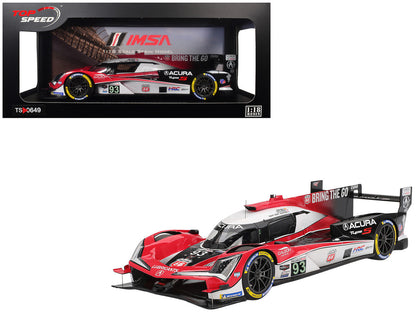 Acura ARX-06 #93 Alex Palou - Renger van der Zande - Nick Yelloly "Acura Meyer Shank Racing" 3rd Place GTP IMSA "12 Hours of Sebring" (2025) 1/18 Model Car by Top Speed-4