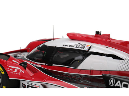 Acura ARX-06 #93 Alex Palou - Renger van der Zande - Nick Yelloly "Acura Meyer Shank Racing" 3rd Place GTP IMSA "12 Hours of Sebring" (2025) 1/18 Model Car by Top Speed-2