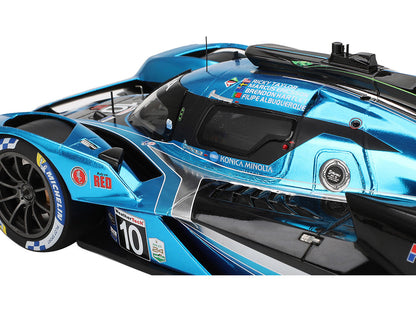 Acura ARX-06 GTP #10 Filipe Albuquerque - Marcus Ericsson - Brendon Hartley - Ricky Taylor "Wayne Taylor Racing with Andretti" IMSA "24 Hours of Daytona" (2024) 1/18 Model Car by Top Speed-3