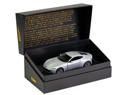Aston Martin DB10 RHD (Right Hand Drive) Silver Metallic James Bond 007 "Spectre" (2015) Movie Diecast Model Car by Corgi-3