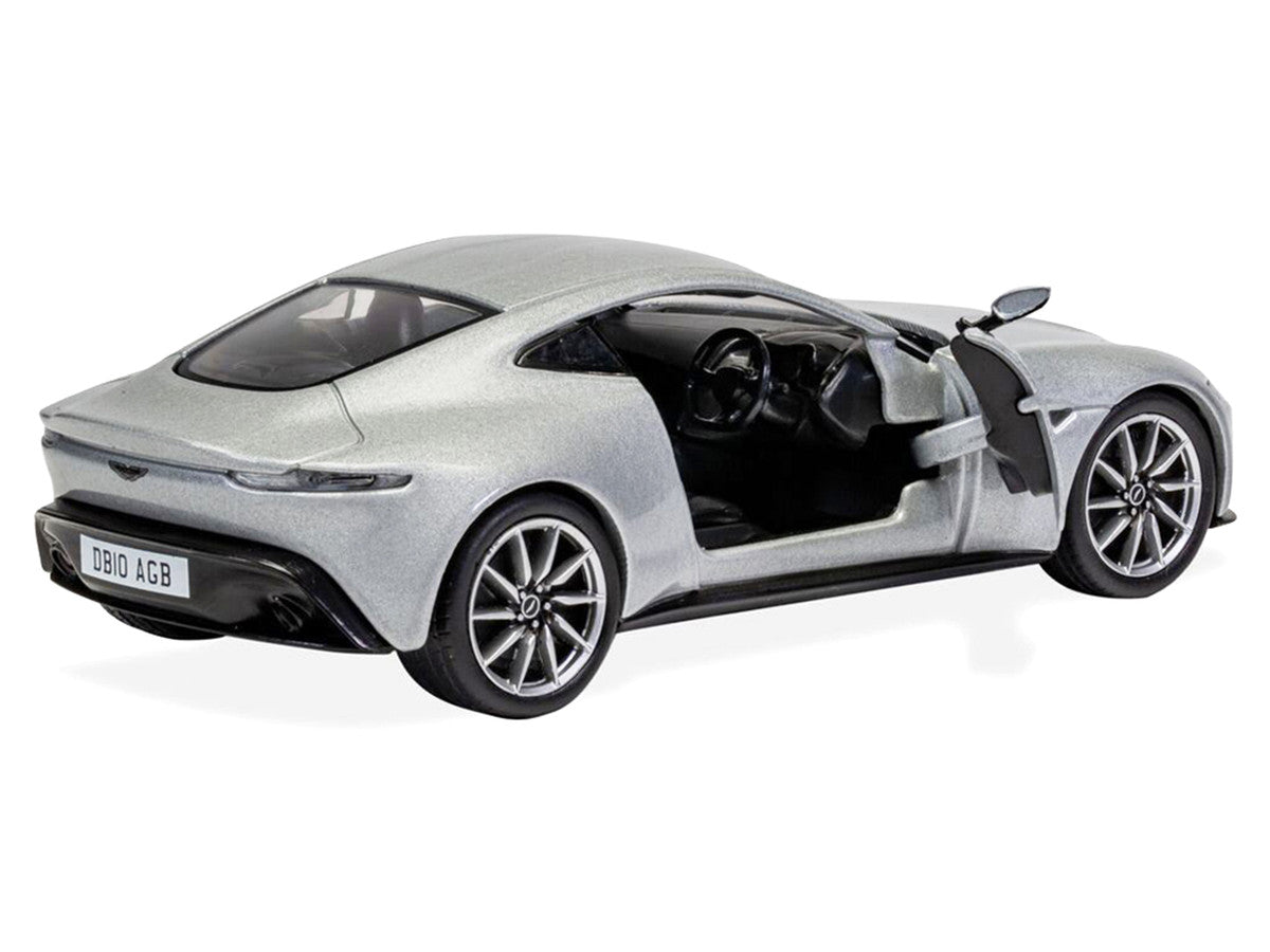 Aston Martin DB10 RHD (Right Hand Drive) Silver Metallic James Bond 007 "Spectre" (2015) Movie Diecast Model Car by Corgi-0