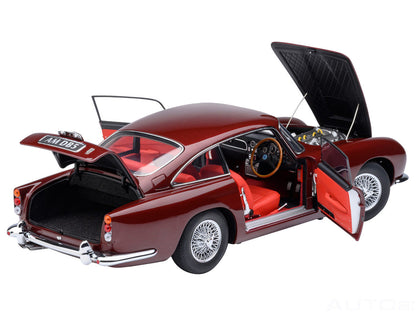 Aston Martin DB5 RHD (Right Hand Drive) Dubonnet Rosso Red Metallic 1/18 Model Car by Autoart-0