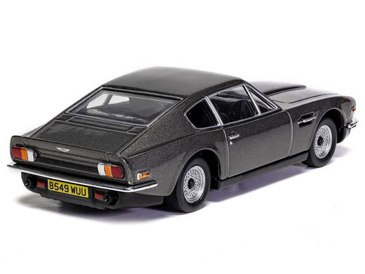 Aston Martin V8 RHD (Right Hand Drive) Black Metallic James Bond 007 ’No Time To Die’ (2021) Movie Diecast Model Car