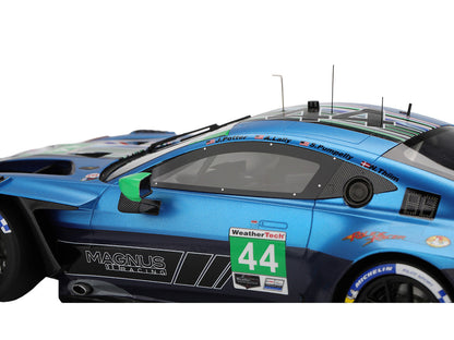 Aston Martin Vantage GT3 EVO #44 Andy Lally - John Potter - Spencer Pumpelly - Nicki Thiim "Magnus Racing" IMSA "24 Hours of Daytona" (2025) 1/18 Model Car by Top Speed-3