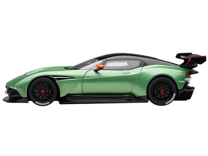 Aston Martin Vulcan Apple Tree Green Metallic with Orange Accents and Carbon Top 1/18 Model Car by Autoart-2