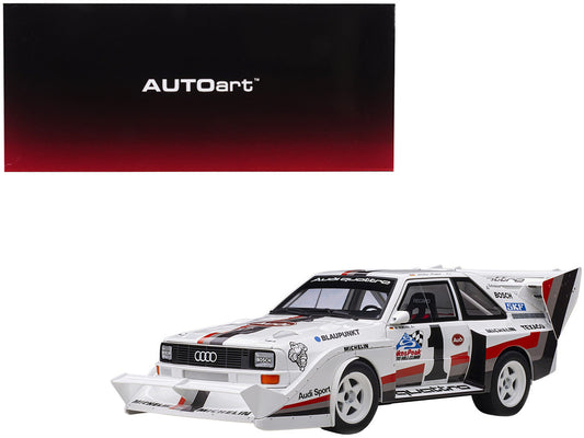 Audi Quattro S1 #1 Walter Roehrl Winner Pikes Peak (1987) 1/18 Model Car by Autoart - Car Models