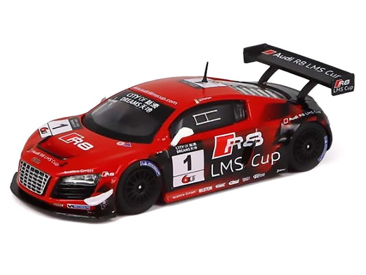 Audi R8 LMS #1 Edoardo Mortara Winner ’Macau GT Cup’ (2013) 1/64 Diecast Model Car by Pop Race - Car Models