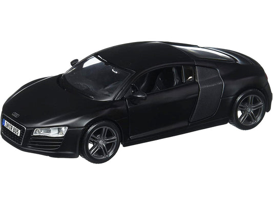 Audi R8 Matt Black ’Special Edition’ Series 1/24 Diecast Model Car by Maisto - Car Models