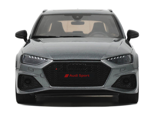 Audi RS 4 Competition Gray Metallic 1/18 Model Car by GT Spirit - Car Models