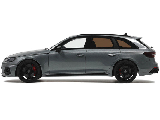 Audi RS 4 Competition Gray Metallic 1/18 Model Car by GT Spirit - Car Models