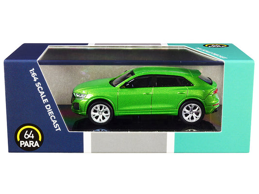 Audi RS Q8 Java Green Metallic 1/64 Diecast Model Car by Paragon - Car Models