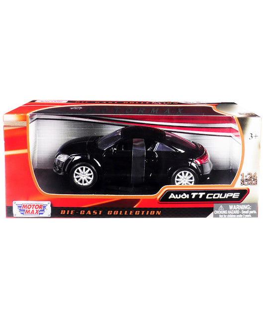 Audi TT Coupe Black 1/24 Diecast Model Car by Motormax - Car Models
