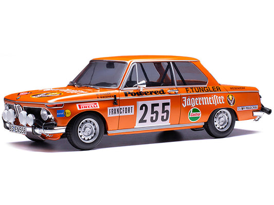 BMW 2002 #255 Wolfgang Stiller - Axel Wagener ’Rallye Monte-Carlo’ (1973) 1/18 Diecast Model Car by IXO Models - Car