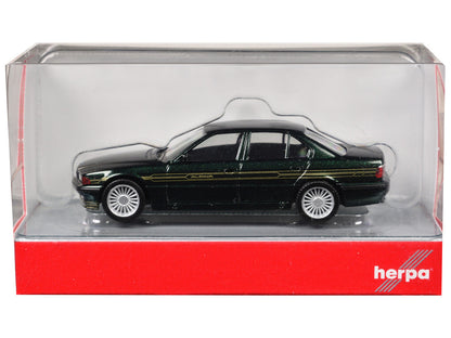 BMW Alpina B12 Green Metallic 1/87 (HO) Plastic Model Car by Herpa-2