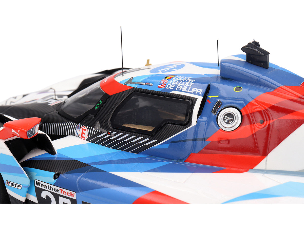 BMW M Hybrid V8 GTP #25 Connor De Phillippi - Maxime Martin - Rene Rast - Nick Yelloly "BMW M Team RLL" "24 Hours of Daytona" (2024) 1/18 Model Car by Top Speed-2