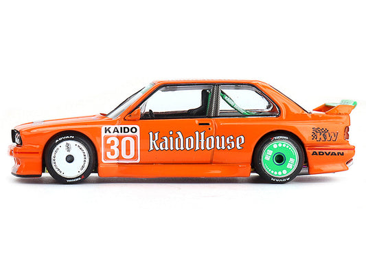 BMW M3 ’Kaido Haus V1’’ #30 Orange (Designed by Jun Imai) ’Kaido House’ Special 1/64 Diecast Model Car by Mini GT - Car