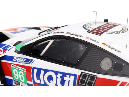 BMW M4 GT3 EVO #96 Robby Foley - Patrick Gallagher - Jens Klingmann - Jake Walker "Turner Motorsport" IMSA "Hours of Daytona" (2025) 1/18 Model Car by Top Speed-1