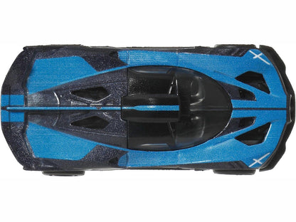 Bugatti Bolide Blue and Dark Blue Metallic "Euro Speed" Series Diecast Model Car by Hot Wheels-2