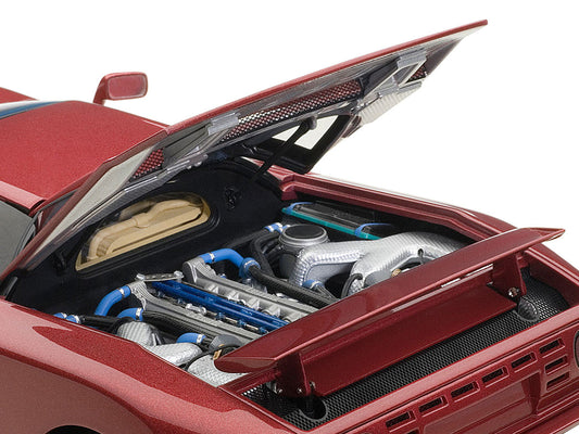 Bugatti EB110 GT Dark Red 1/18 Diecast Car Model by Autoart-2