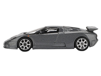 Bugatti EB110 Super Sport Grigio Scuro Dark Gray Metallic Limited Edition 1/64 Diecast Model Car by Mini GT-2