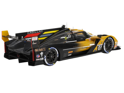 Cadillac V-Series.R #01 Sebastien Bourdais - Scott Dixon - Renger van der Zande "Cadillac Racing" 2nd Place "12 Hours of Sebring" (2024) 1/18 Model Car by Top Speed-1