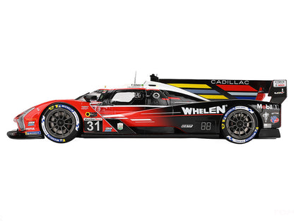 Cadillac V-Series.R #31 Jack Aitken - Tom Blomqvist - Pipo Derani "Whelen Cadillac Racing" 2nd Place IMSA "24 Hours of Daytona" (2024) 1/18 Model Car by Top Speed-0