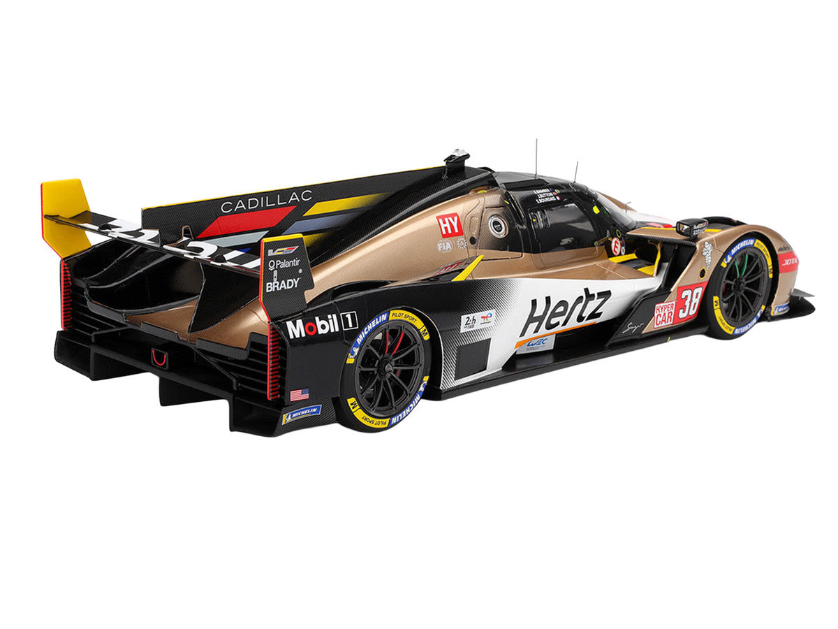 Cadillac V-Series.R #38 Earl Bamber - Sebastien Bourdais - Jenson Button "Cadillac Hertz Team Jota" FIA WEC "24 Hours of Le Mans" (2025) 1/18 Model Car by Top Speed-1