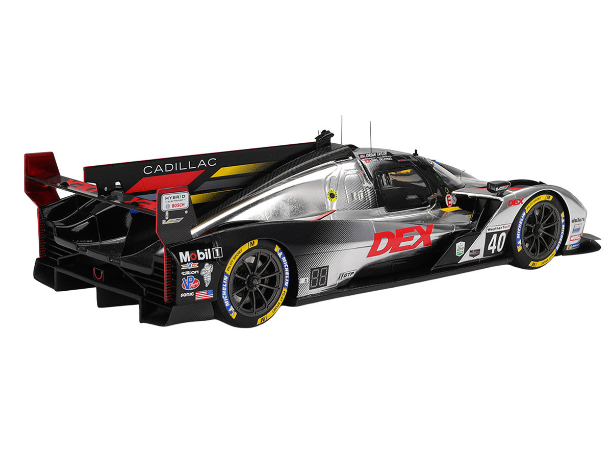 Cadillac V-Series.R #40 Louis Deletraz - Kamui Kobayashi - Jordan Taylor "Cadillac Wayne Taylor Racing" IMSA "24 Hours of Daytona" (2025) 1/18 Model Car by Top Speed-0