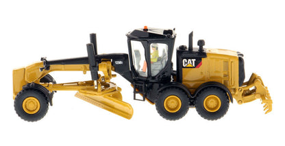 CAT Caterpillar 12M3 Motor Grader with Operator "High Line" Series 1/87 (HO) Scale Diecast Model by Diecast Masters-1