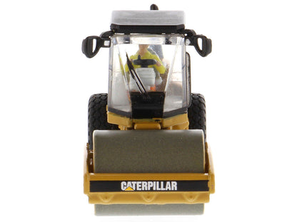 CAT Caterpillar CS56 Smooth Drum Vibratory Soil Compactor with Operator "High Line" Series 1/87 (HO) Scale Diecast Model by Diecast Masters-3