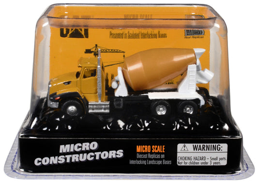 CAT Caterpillar CT660 Concrete Mixer Yellow "Micro-Constructor" Series Diecast Model by Diecast Masters-3