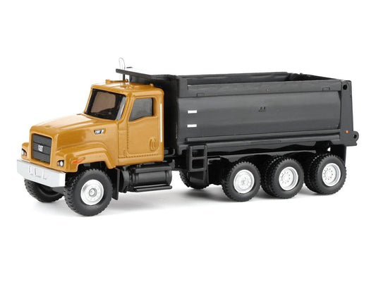 CAT Caterpillar CT681 Dump Truck Yellow 1/87 (HO) Diecast Model by Diecast Masters-0