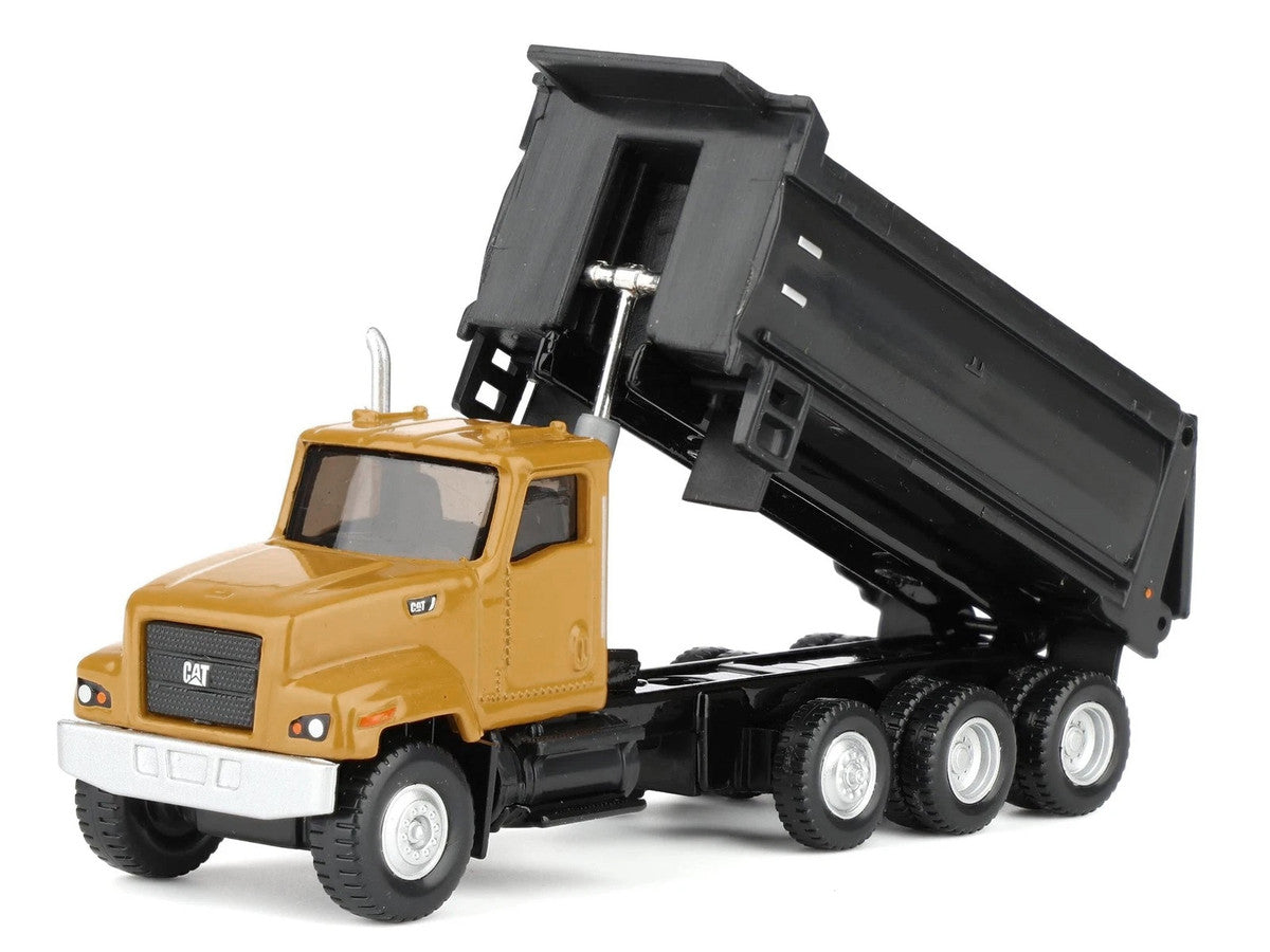 CAT Caterpillar CT681 Dump Truck Yellow 1/87 (HO) Diecast Model by Diecast Masters-3