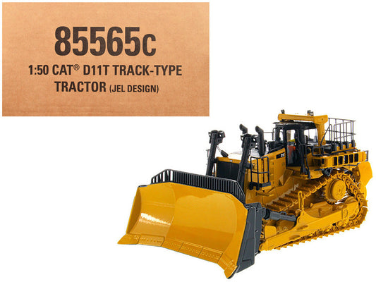 Cat Caterpillar D11T Track Type Tractor Dozer "JEL" Design with Operator "Core Classics" Series 1/50 Diecast Model by Diecast Masters-0