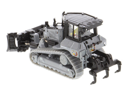 CAT Caterpillar D5 Track-Type Dozer "Centennial" Gray with Operator "High Line Series" 1/87 (HO) Diecast Model by Diecast Masters-1
