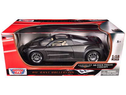 Chrysler Me Four Twelve Concept Car Grey 1/18 Diecast Model Car by Motormax-2