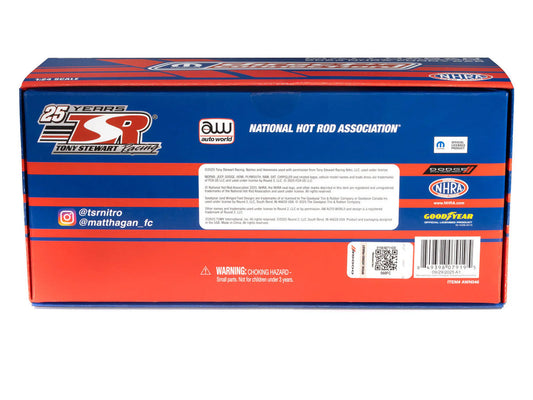 Dodge Charger NHRA Funny Car Matt Hagan "MOPAR Direct Connection" (2025) Limited Edition 1/24 Diecast Model Car by Auto World-1