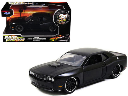 Dom's Dodge Challenger SRT8 Black "Fast & Furious" Movie 1/32 Diecast Model Car by Jada-4